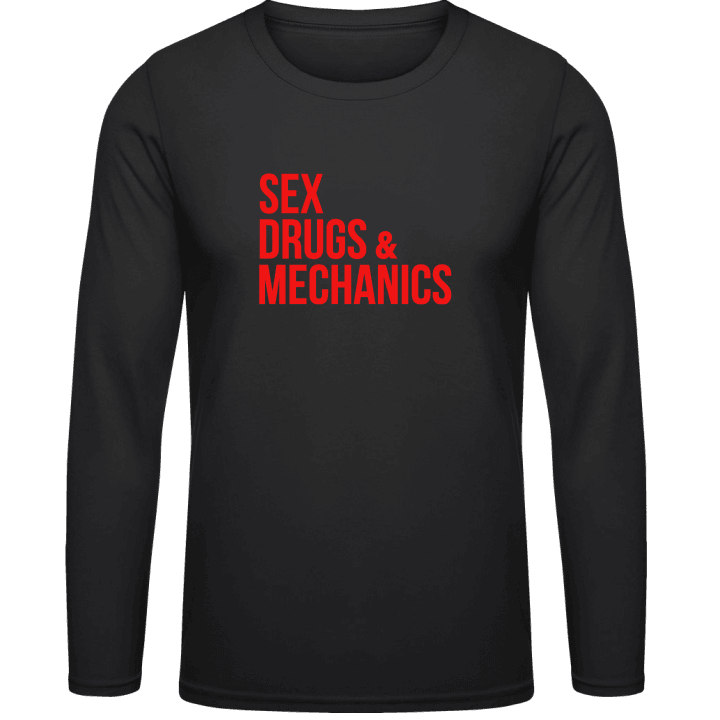 Sex Drugs Mechanics T-shirt à manches longues contain pic