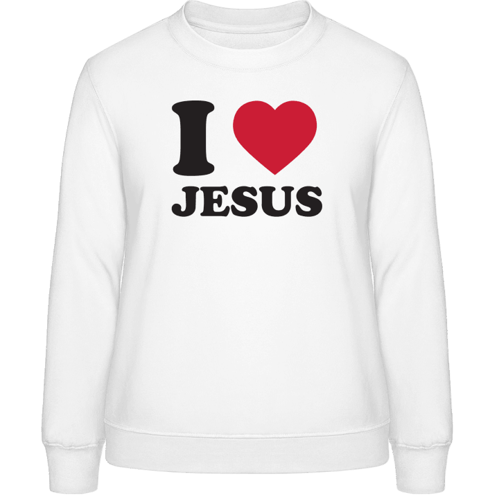 I Heart Jesus Sweat-shirt pour femme contain pic