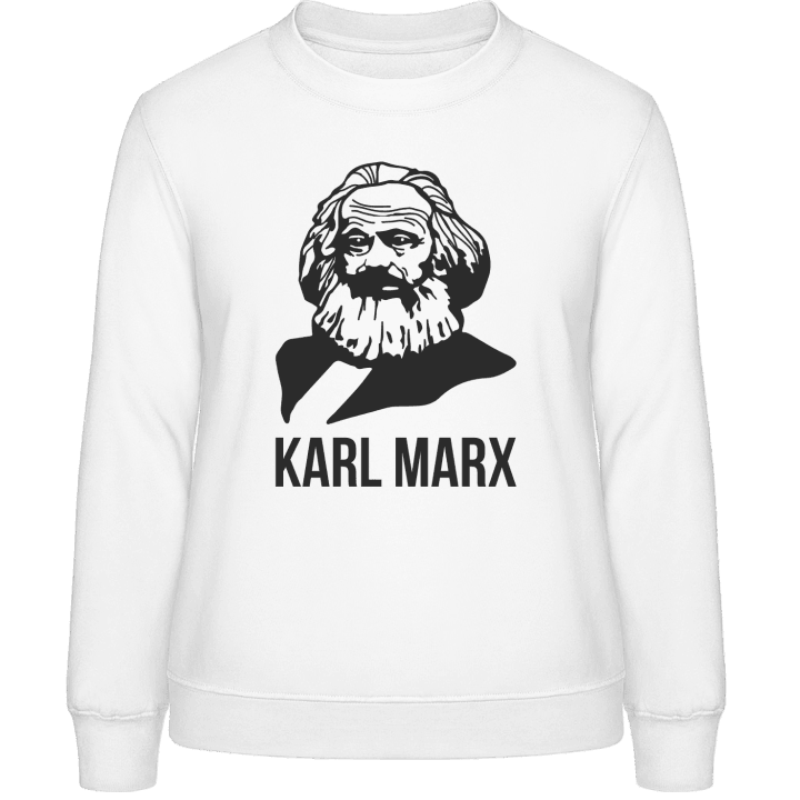 Karl Marx SIlhouette Sweatshirt för kvinnor 0 image
