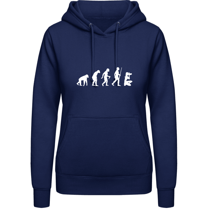 Female Photographer Evolution Vrouwen Hoodie contain pic