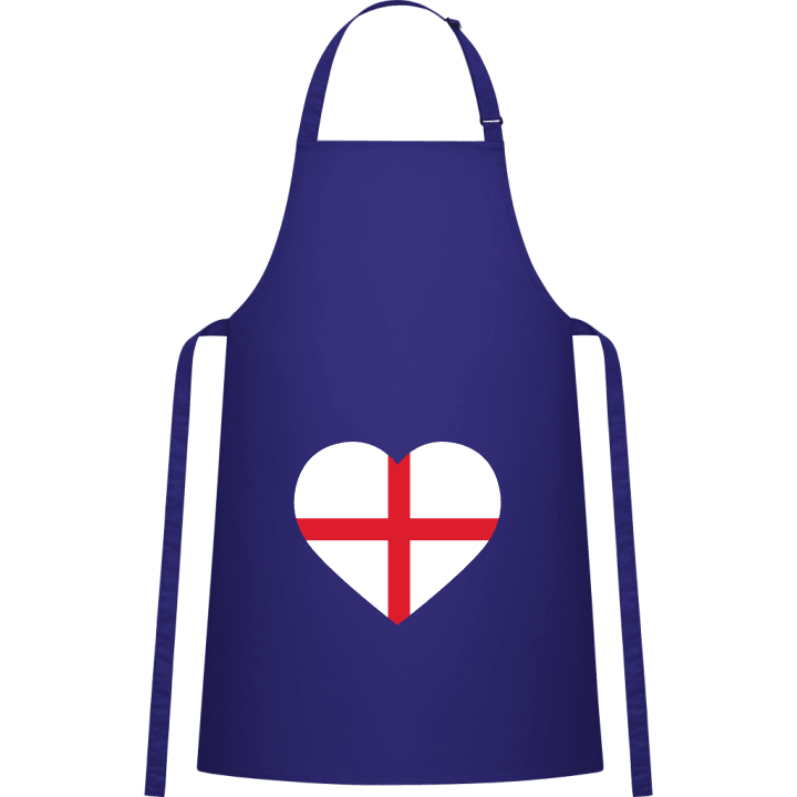 England Heart Flag Delantal de cocina contain pic