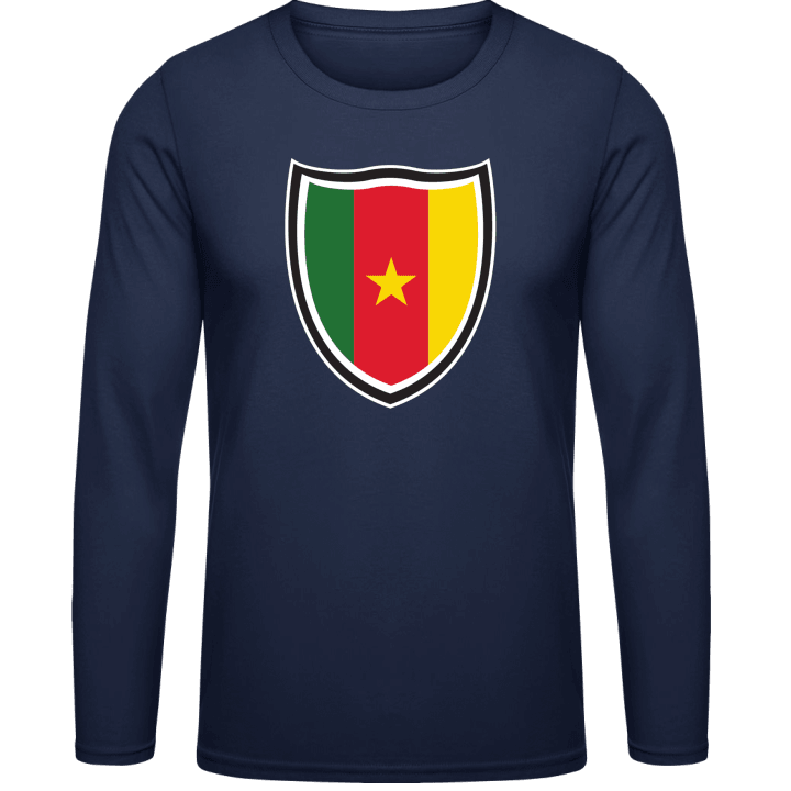 Cameroon Shield Flag Langermet skjorte contain pic