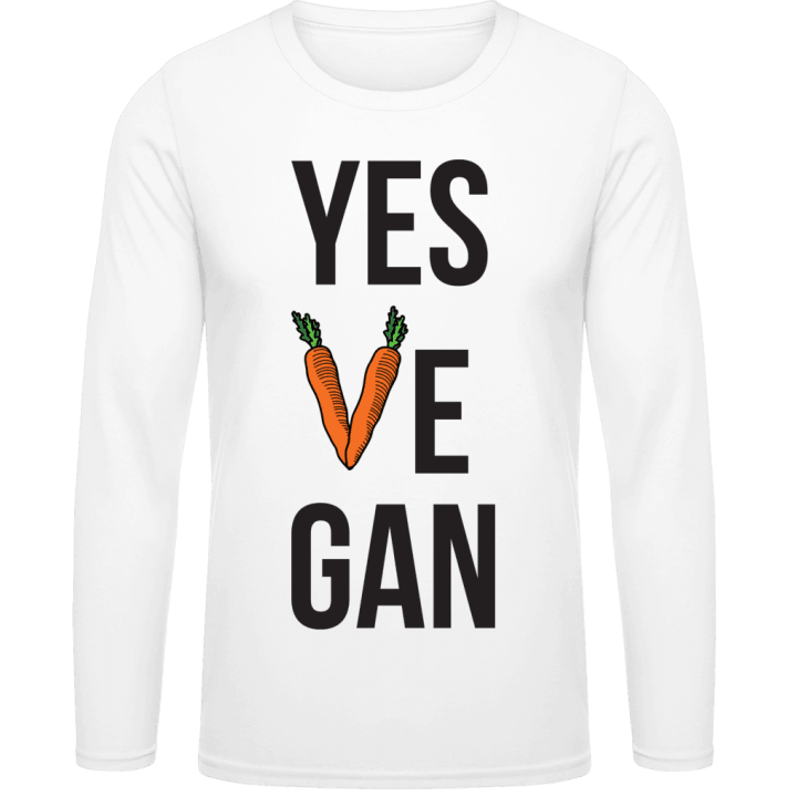 Yes Ve Gan T-shirt à manches longues contain pic