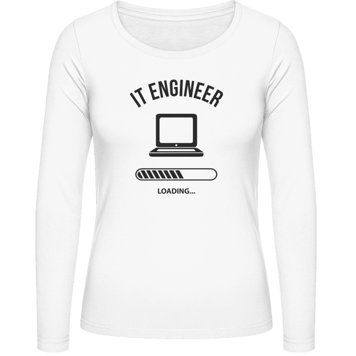 Computer Scientist Loading Langermet skjorte for kvinner 0 image