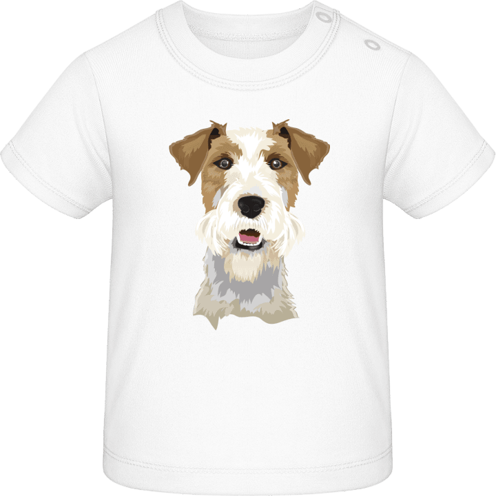 Fox Terrier Head Realistic Baby T-Shirt 0 image