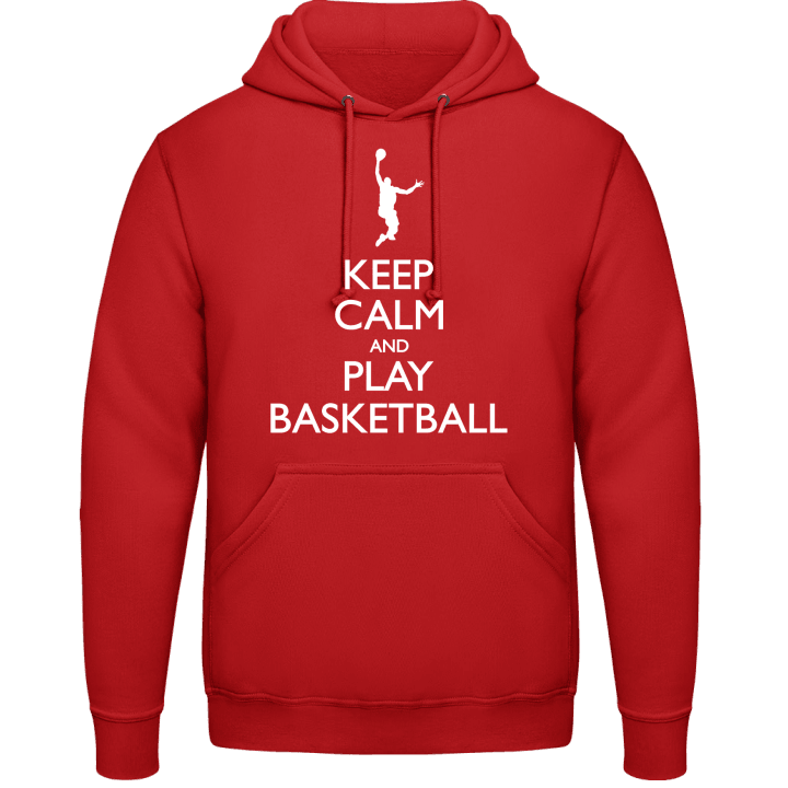 Keep Calm and Play Basketball Felpa con cappuccio contain pic