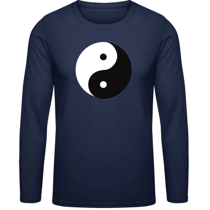 Yin Yang Philosophy Langarmshirt contain pic