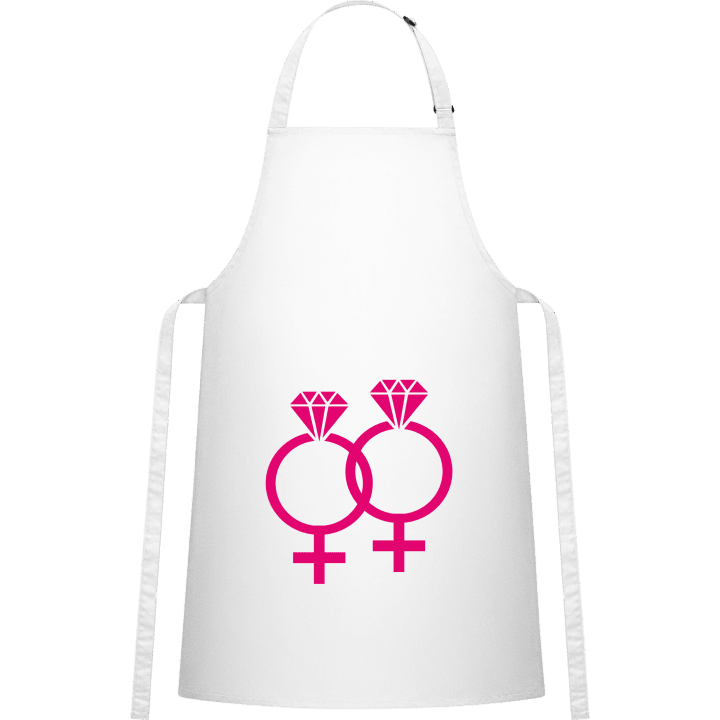 Gay Marriage Lesbians Kitchen Apron contain pic