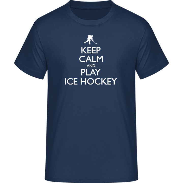 Keep Calm and Play Ice Hockey T-Shirt contain pic