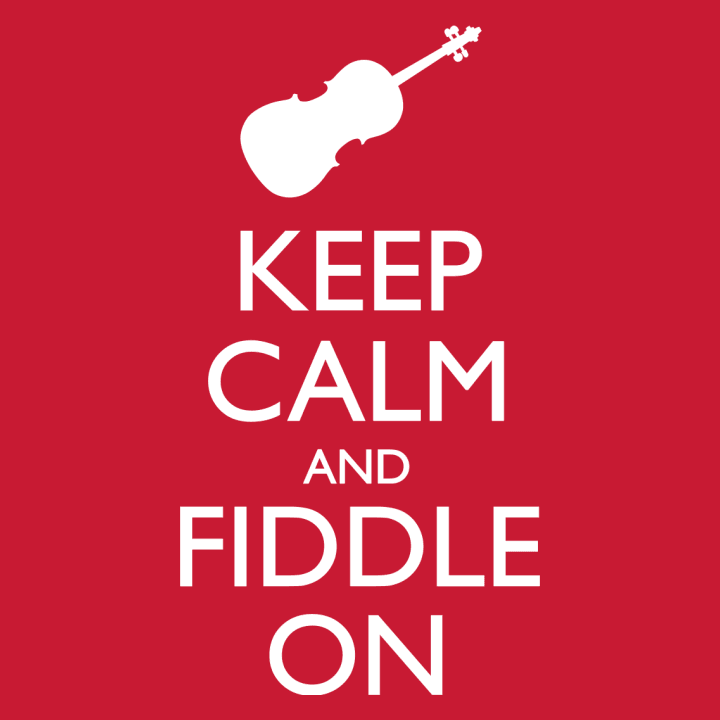Keep Calm And Fiddle On Hoodie för kvinnor 0 image