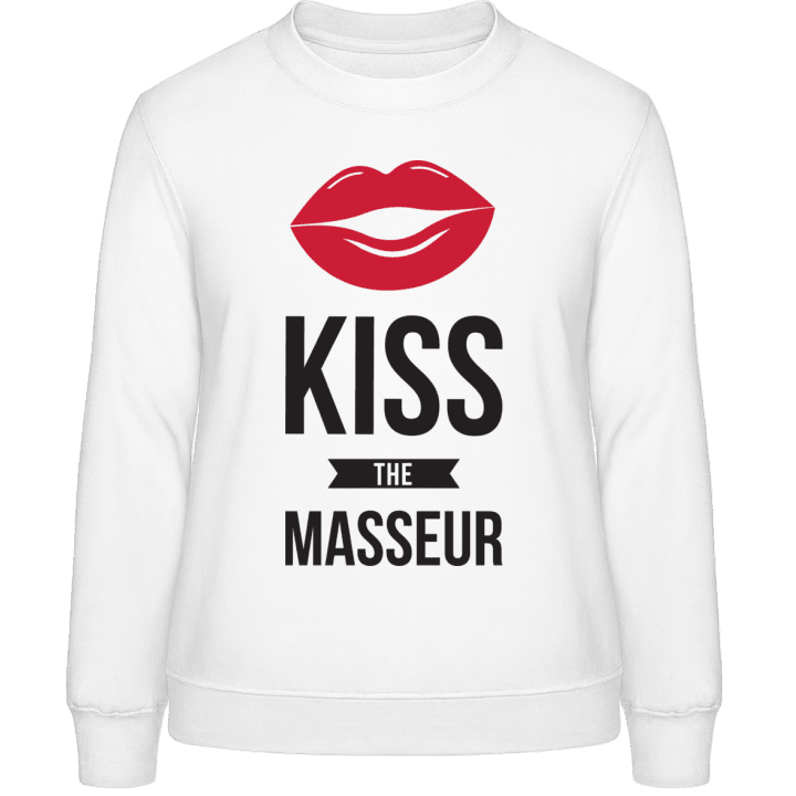 Kiss The Masseur Sweatshirt för kvinnor contain pic