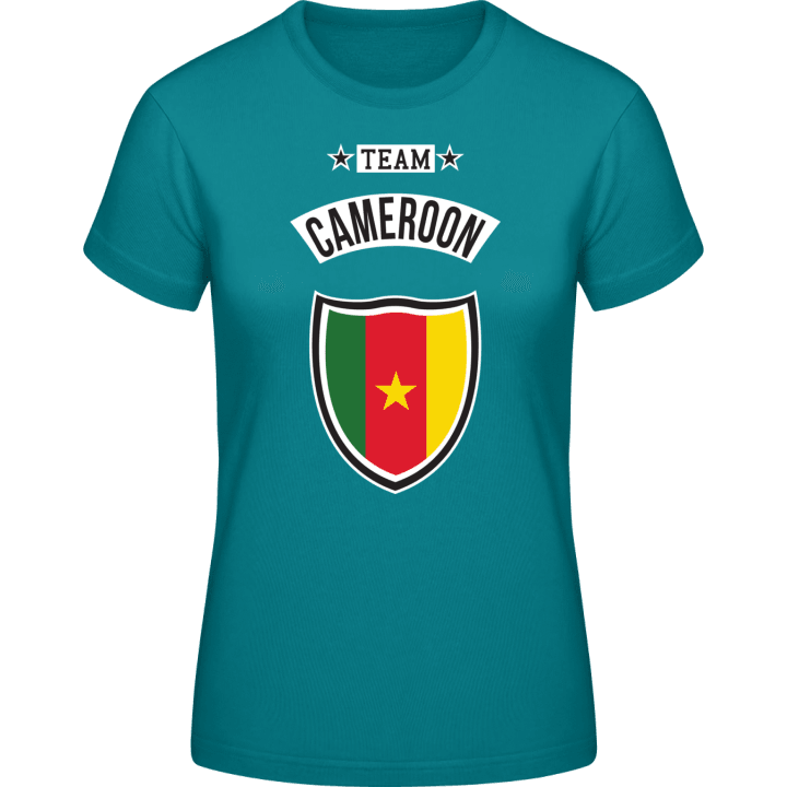 Team Cameroon Frauen T-Shirt contain pic