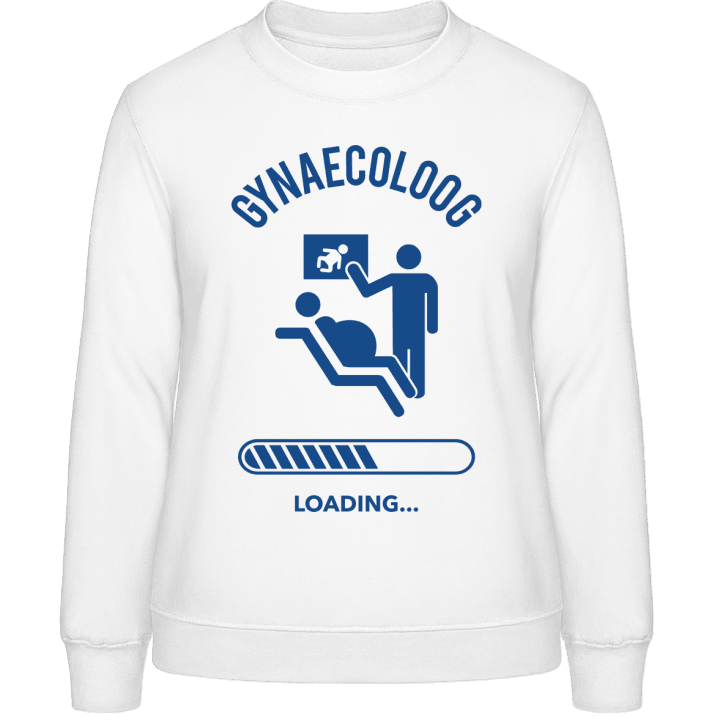 Gynaecoloog Loading Sweatshirt för kvinnor contain pic