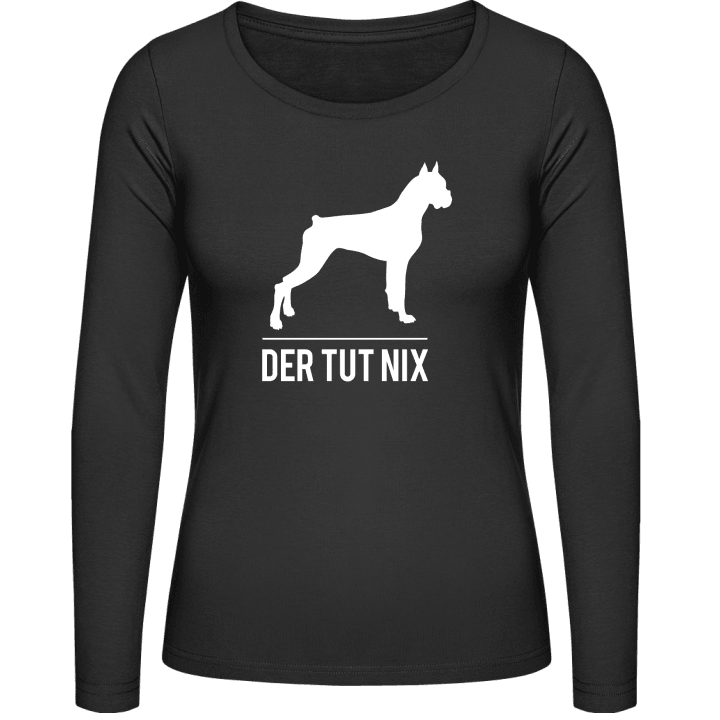 Der tut nix Kampfhund Langermet skjorte for kvinner 0 image