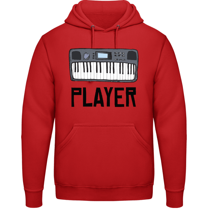Keyboard Player Illustration Hoodie contain pic