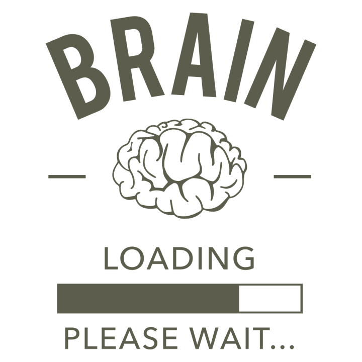 Brain loading please wait Kitchen Apron 0 image