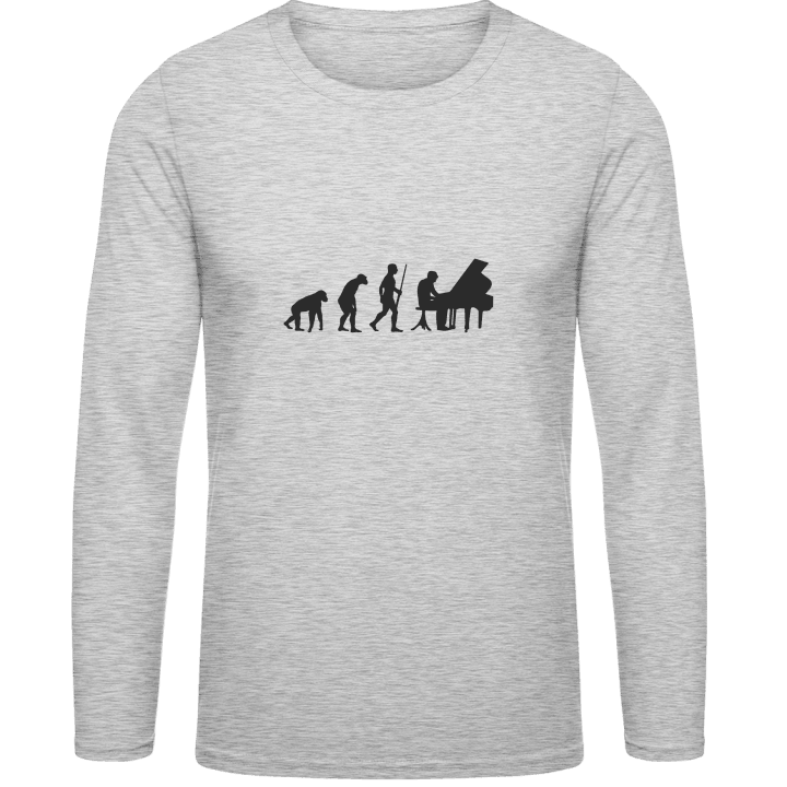 Pianist Evolution Shirt met lange mouwen contain pic