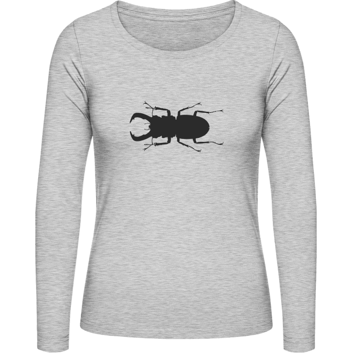 Stag Beetle Langærmet skjorte til kvinder 0 image