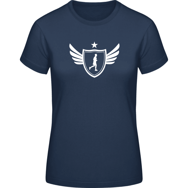Jogger Winged Frauen T-Shirt contain pic