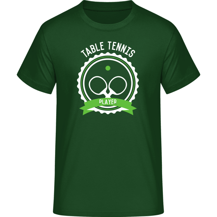 Table Tennis Player Crest T-Shirt 0 image