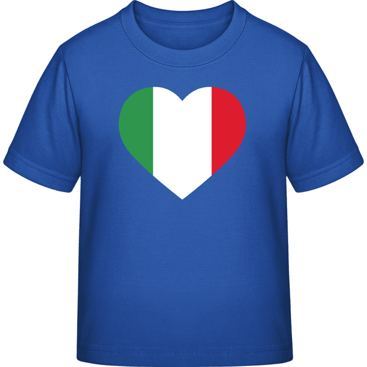Italy Heart Flag T-shirt för barn contain pic