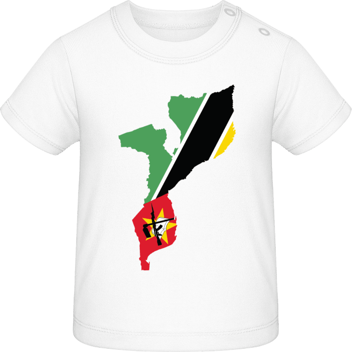 Mozambique Map Camiseta de bebé contain pic