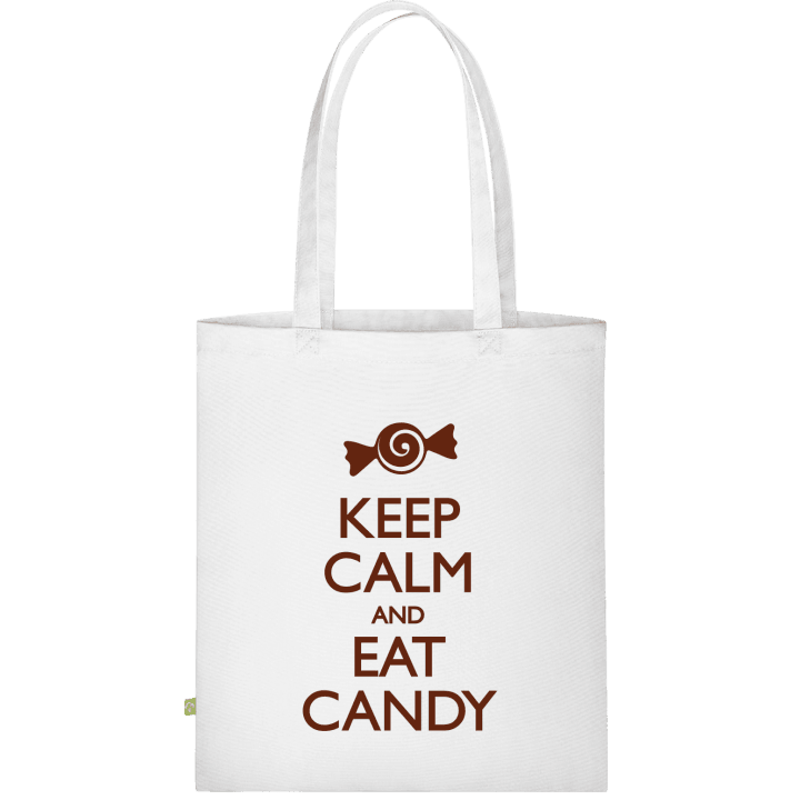 Keep Calm and Eat Candy Bolsa de tela contain pic