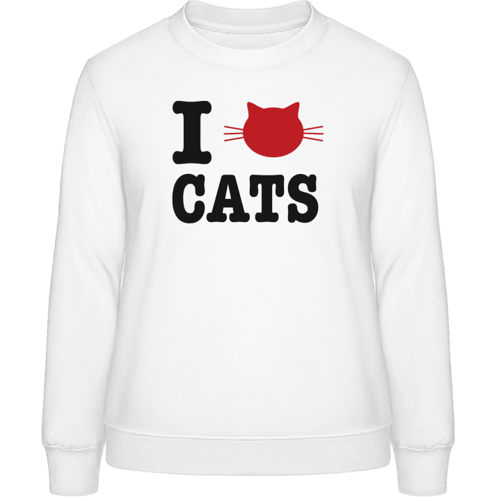 I Love Cats Women Sweatshirt 0 image