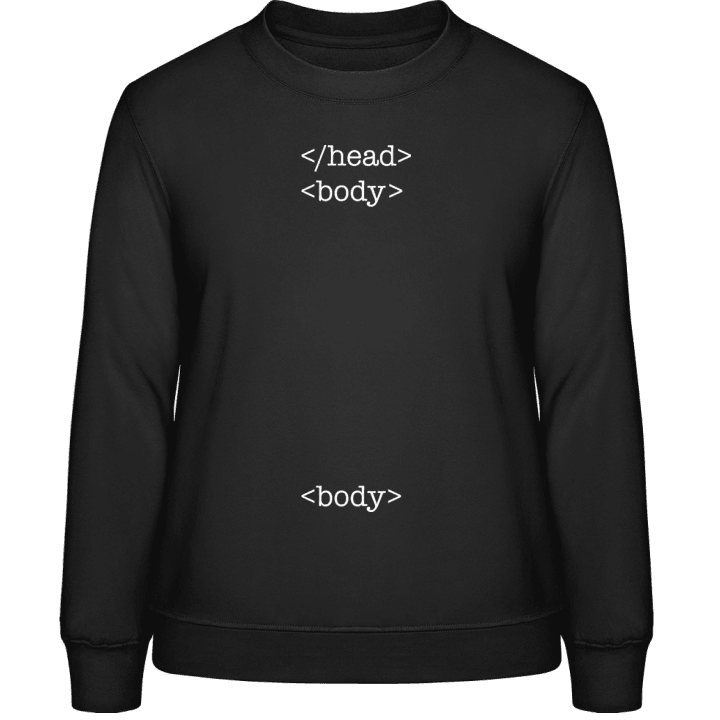 Head Body Body Sweat-shirt pour femme contain pic