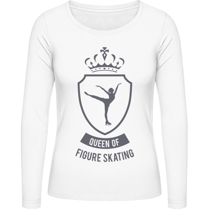 Queen of Figure Skating Langermet skjorte for kvinner contain pic