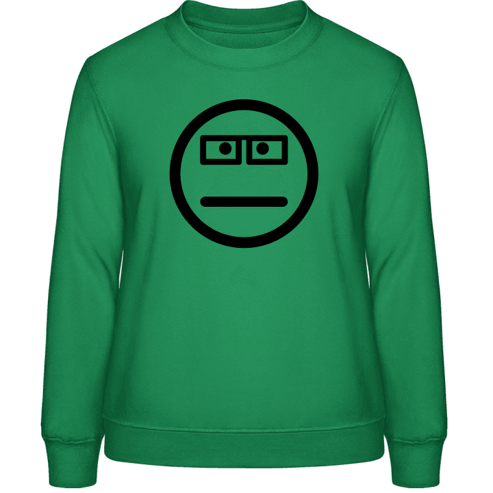 Nerd Smiley Frauen Sweatshirt contain pic