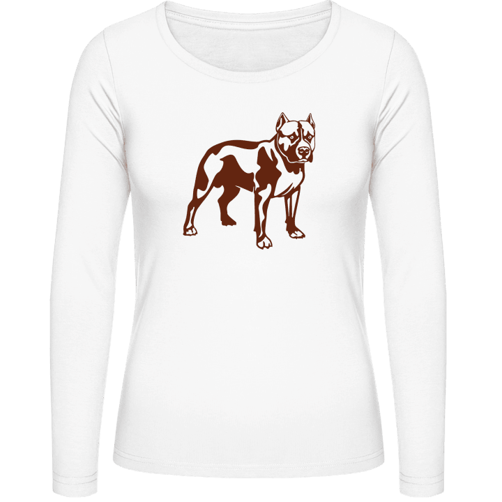 Staffordshire Bullterrier Langermet skjorte for kvinner 0 image