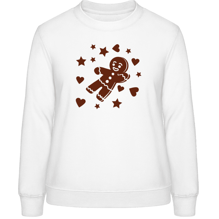 Gingerbread Man Comic Sweatshirt för kvinnor 0 image