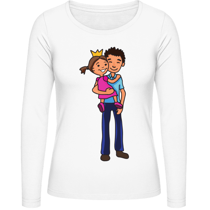 Princess And Dad T-shirt à manches longues pour femmes 0 image