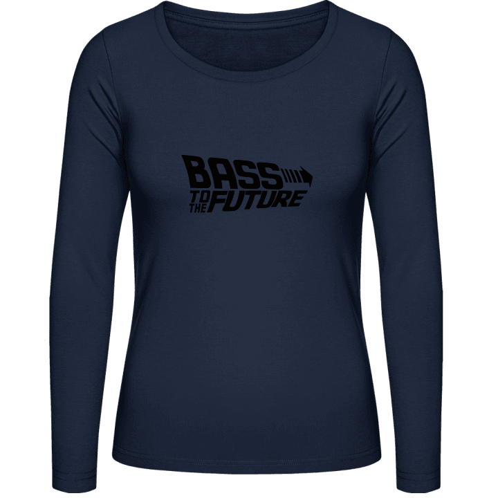 Bass To The Future Langermet skjorte for kvinner contain pic