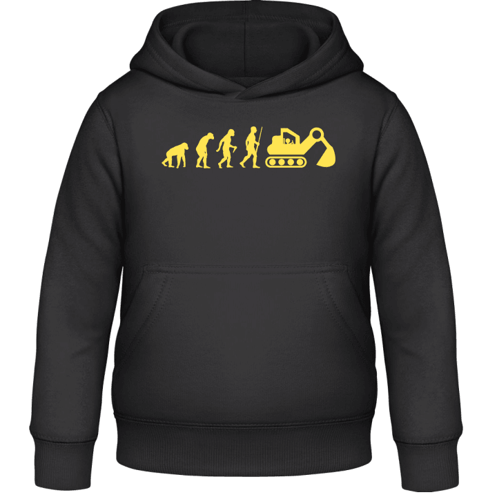 Excavator Driver Evolution Kids Hoodie contain pic