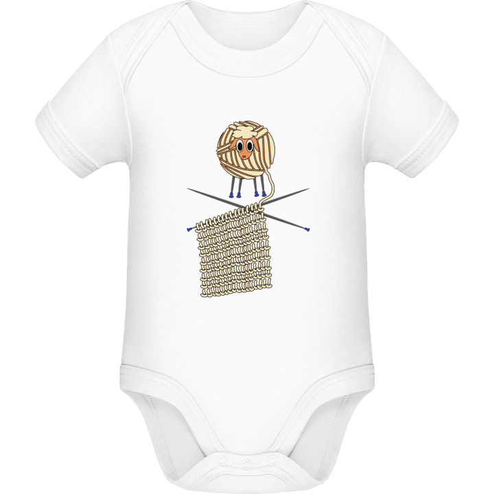 Knitting Sheep Comic Baby Strampler contain pic