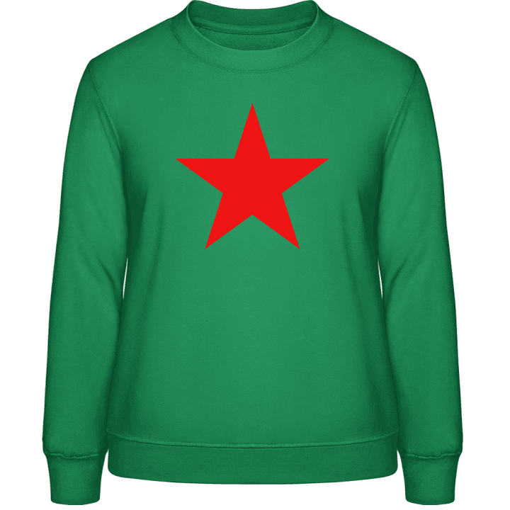 Roter Stern Frauen Sweatshirt contain pic