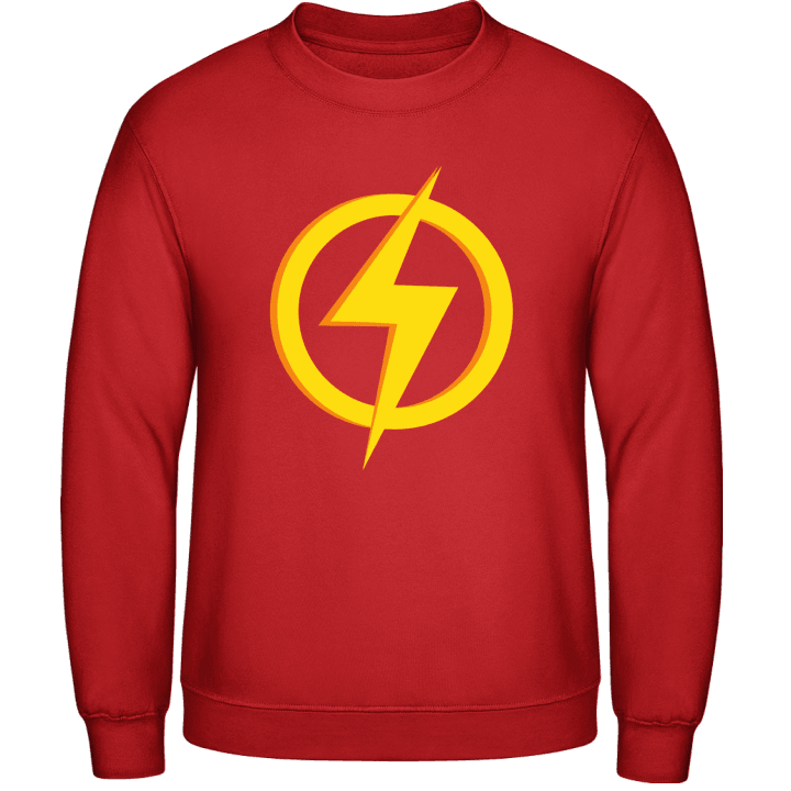 Superhero Flash Logo Sweatshirt contain pic