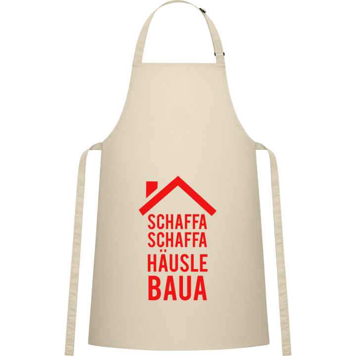 Schaffa schaffa Häusle baua Delantal de cocina contain pic