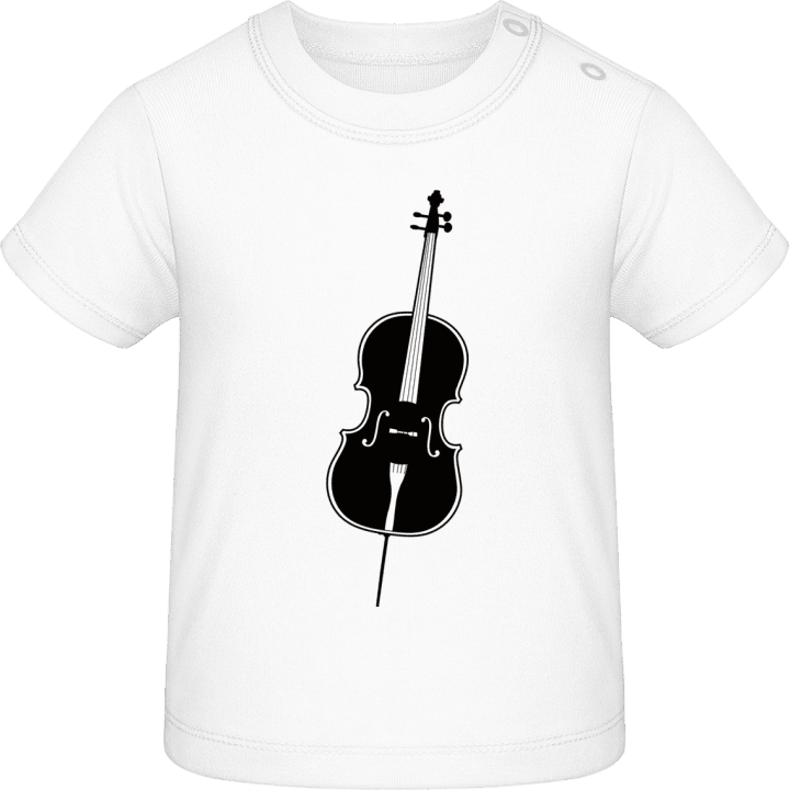 Cello Outline T-shirt för bebisar contain pic