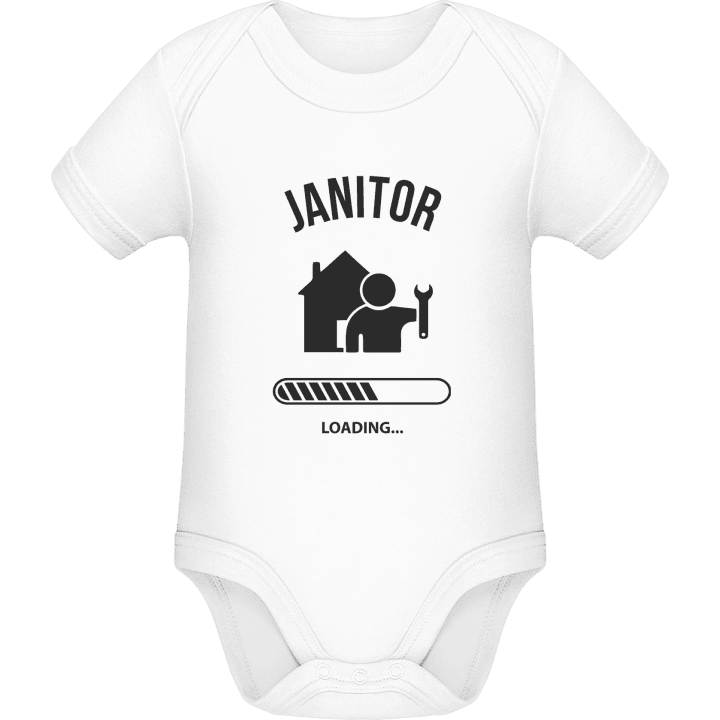 Janitor Loading Baby Romper contain pic