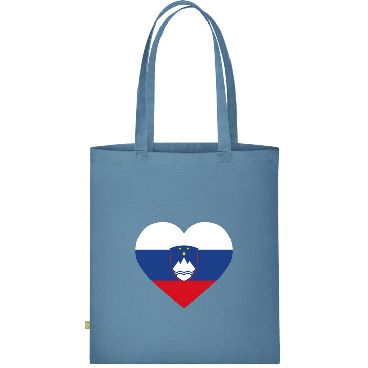 Slovenia Heart Flag Borsa in tessuto contain pic