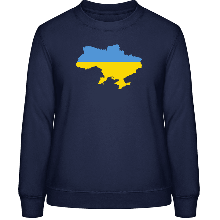 Ukraine Map Sweatshirt för kvinnor contain pic