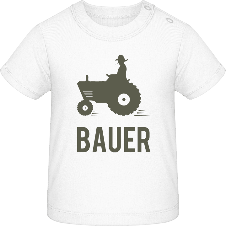 Bauer mit Traktor Baby T-skjorte contain pic