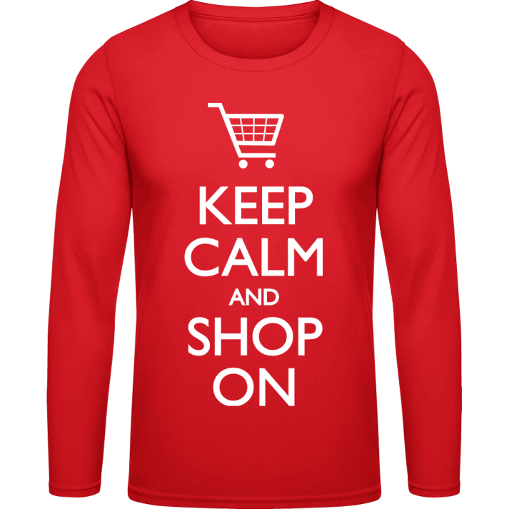 Keep Calm and Shop on T-shirt à manches longues 0 image
