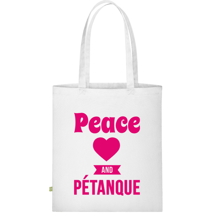 Peace Love Pétanque Bolsa de tela contain pic