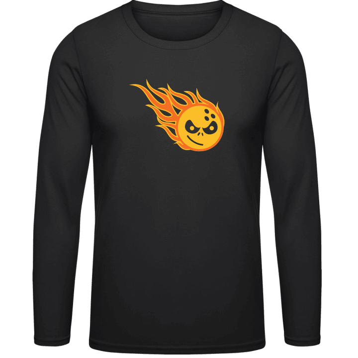 Bowling Ball on Fire T-shirt à manches longues contain pic