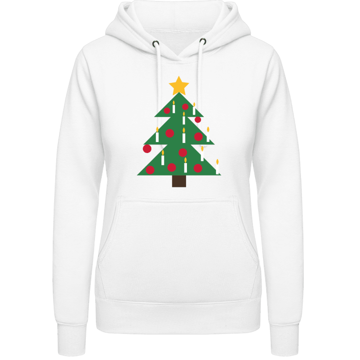Decorated Christmas Tree Sweat à capuche pour femme 0 image