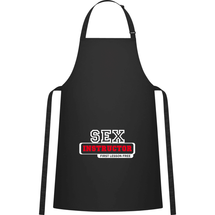 Sex Instructor First Lesson Free Kitchen Apron 0 image